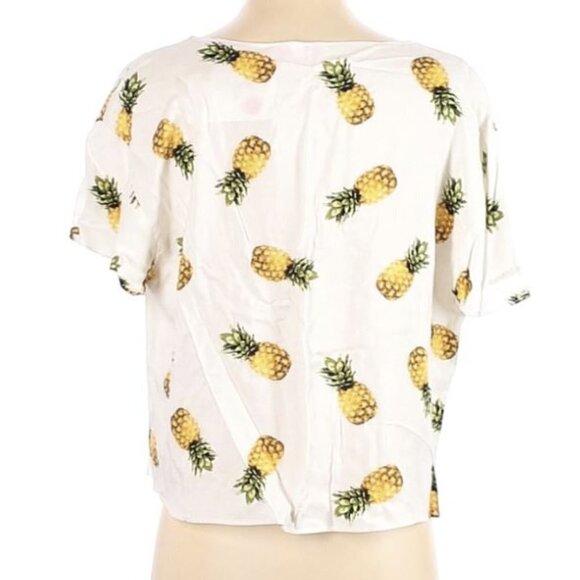 BuddyLove Havana Fluttered Sleeve Pineapple Top Sm - Picture 7 of 9